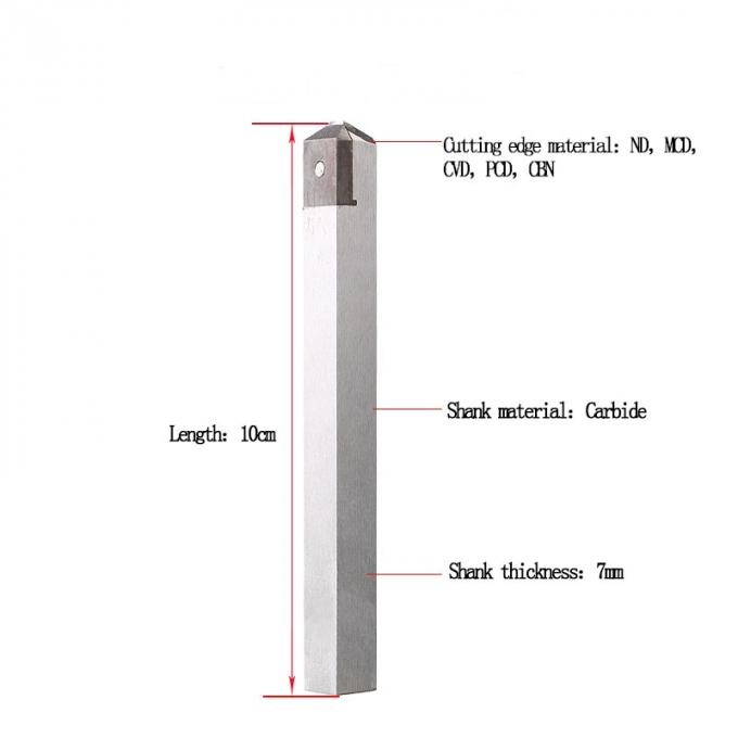 Jewelry MFG Standard MCD Diamond Lathe Tools For Polishing 1