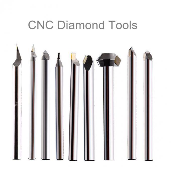 Carbide Shank CV CNC Diamond Tools Milling Cutter For Polishing 3